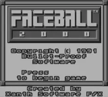 Image n° 4 - screenshots  : Faceball 2000